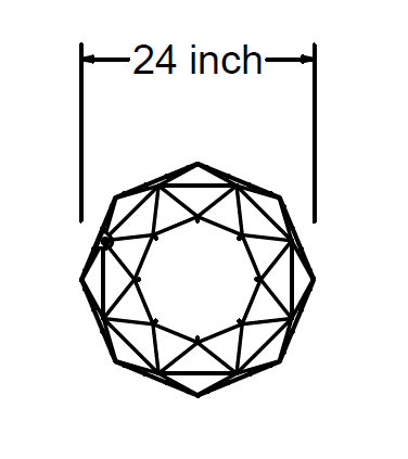 24' Polygon Bowl